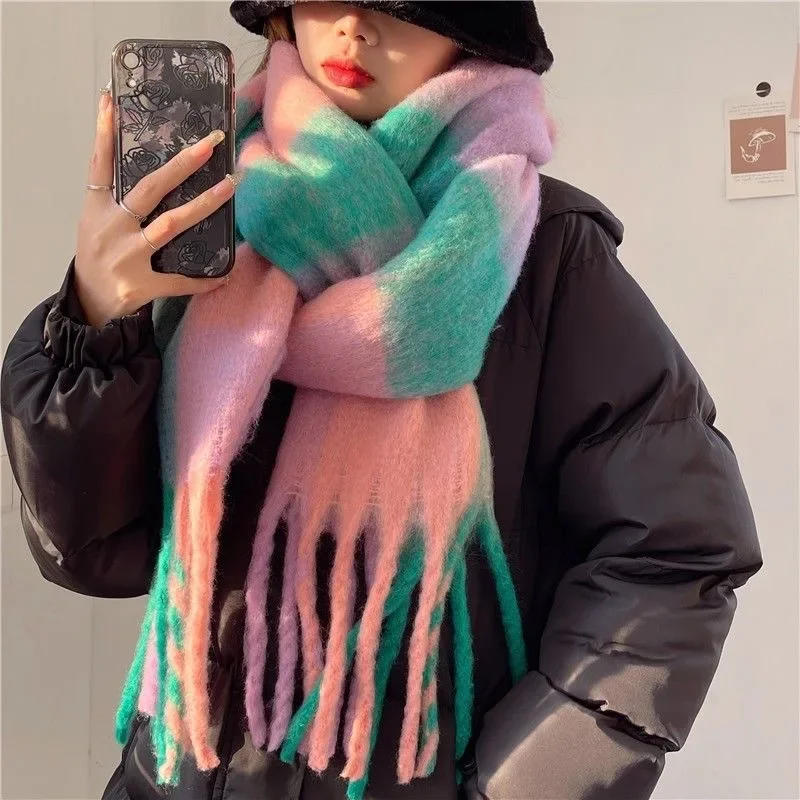 Cashmere Scarf - 2026 Zimowy Gruby Ciepły Szal Damski