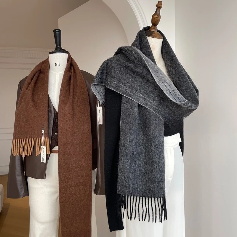 Cashmere Scarf - Wysokiej jakości szal z czystej wełny,