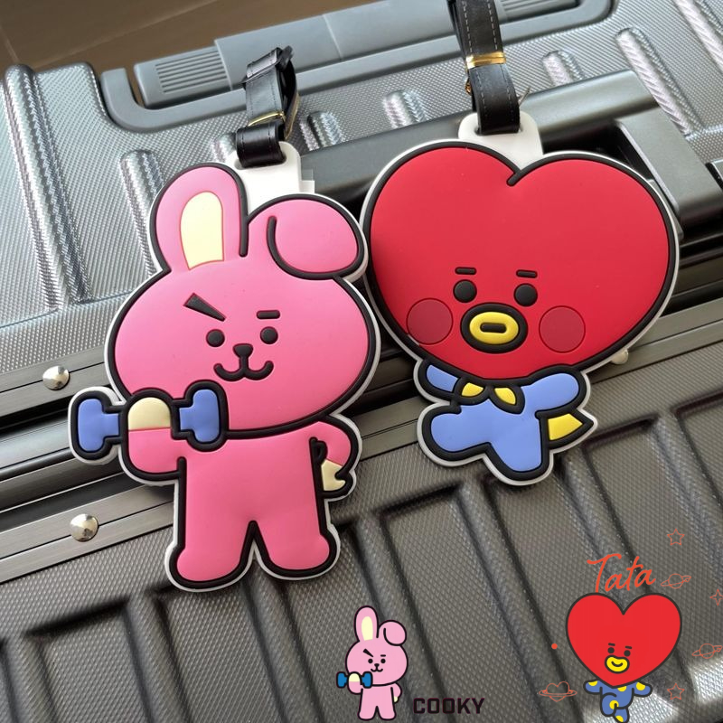 Travel Luggage Set - BT21 – uroczy breloczek w stylu