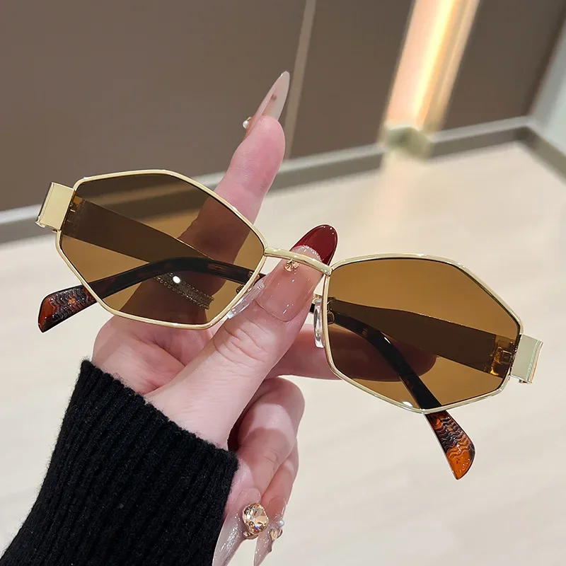 Designer Sunglasses - Modne, wielokątne okulary przeciwsłoneczne dla kobiet,