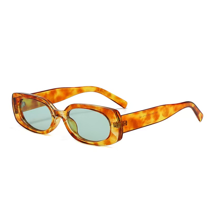 Designer Sunglasses - 1 szt. Lekkie, luksusowe prostokątne okulary
