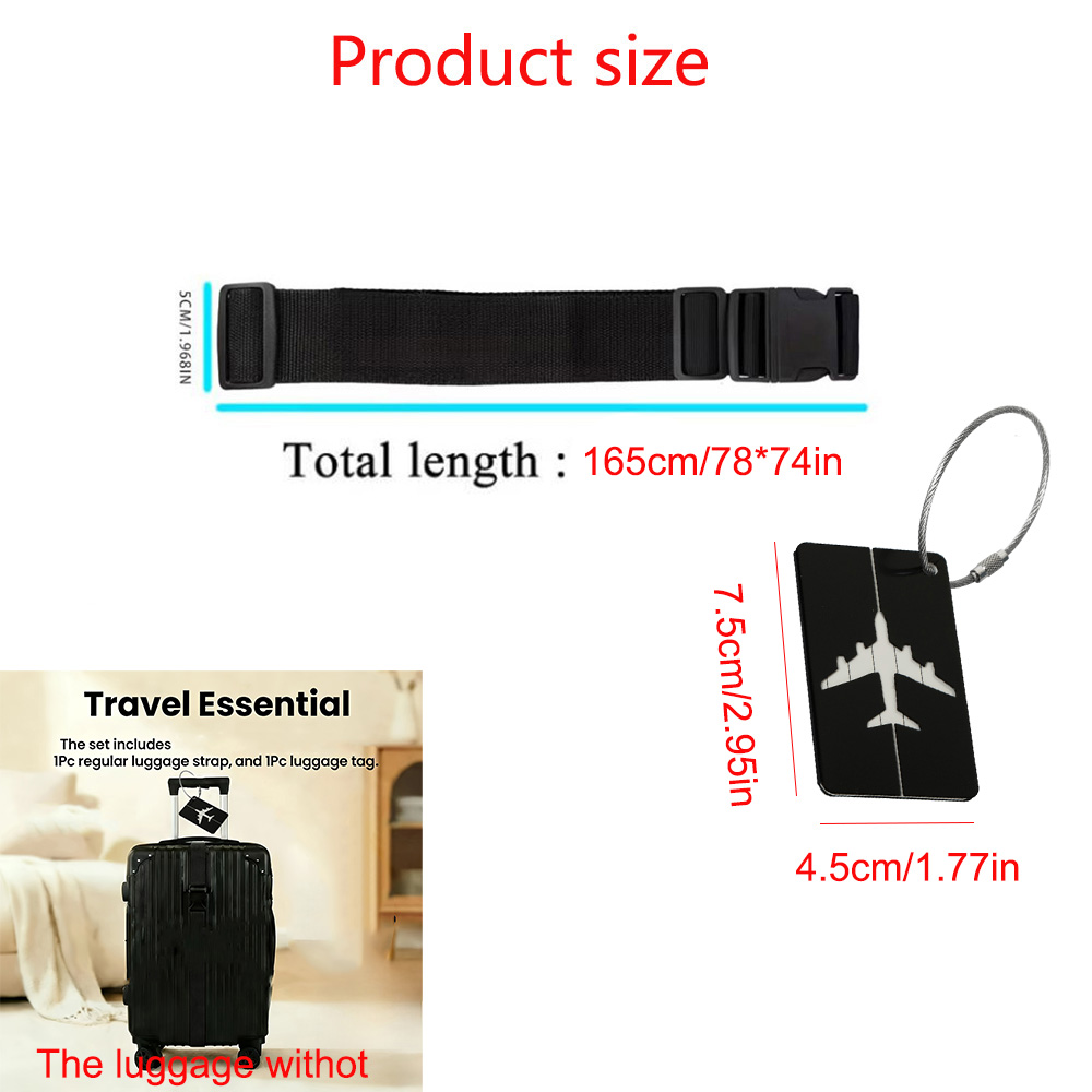 Zestaw 2 pasków do wiązania ba – Travel Luggage Set recenzja i cena