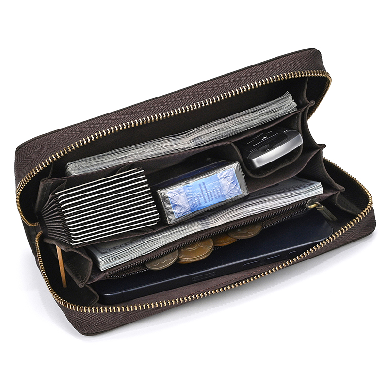 Portfel męski ze skóry natural – Leather Wallet Men recenzja i cena