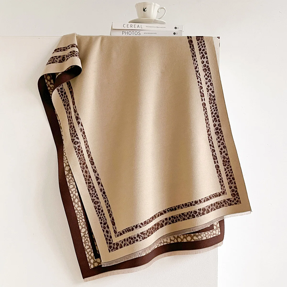 Zimowy, dwustronny, ciepły, du – Cashmere Scarf recenzja i cena