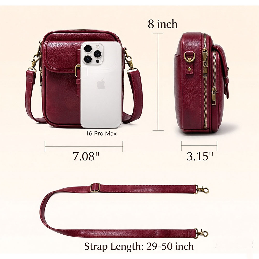 Mała torba na ramię dla mężczy – Leather Wallet Men recenzja i cena