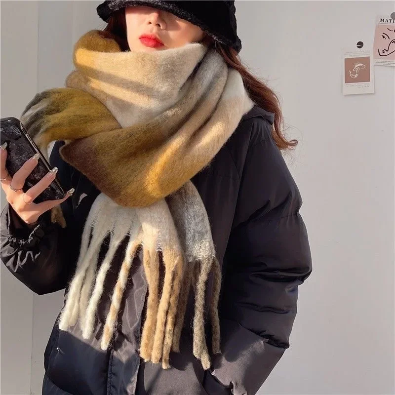 2026 Zimowy Gruby Ciepły Szal  – Cashmere Scarf recenzja i cena