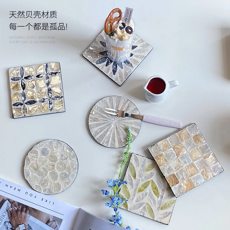 6 sztuk kolorowych podkładek p – Marble Coaster Set recenzja i cena