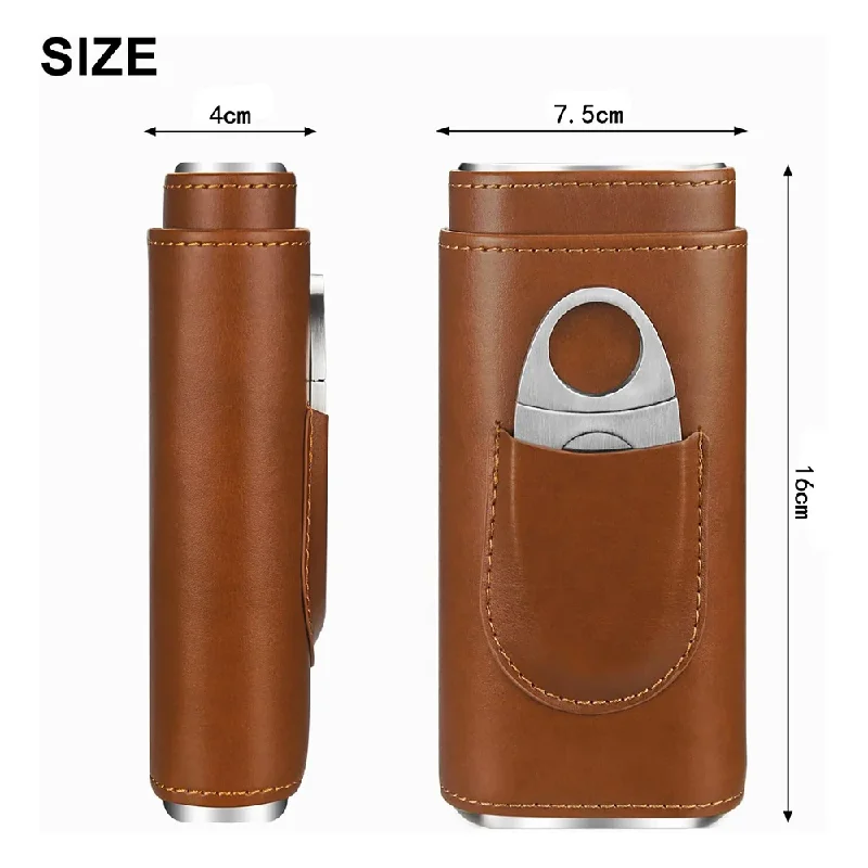 Skórzane etui na trzy cygara z – Premium Cigar Case recenzja i cena