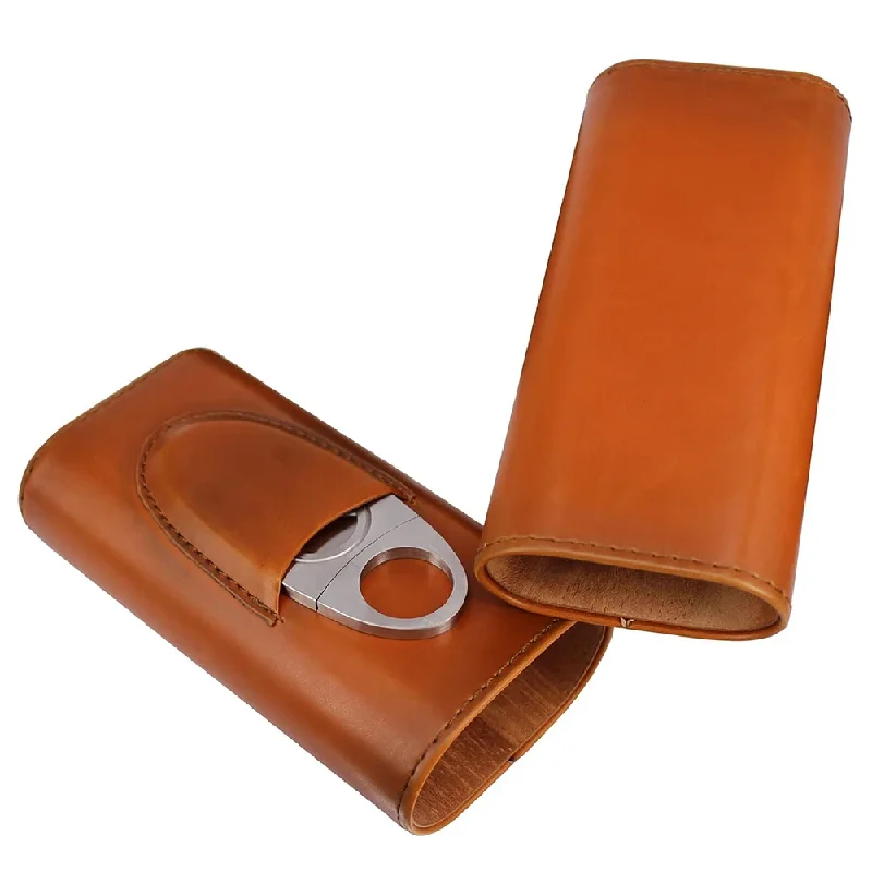 Skórzane etui na trzy cygara z – Premium Cigar Case recenzja i cena