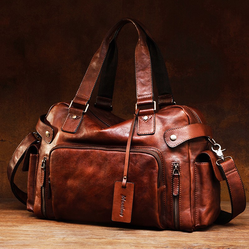 Vintage torba męska z gumką ze – Travel Luggage Set recenzja i cena
