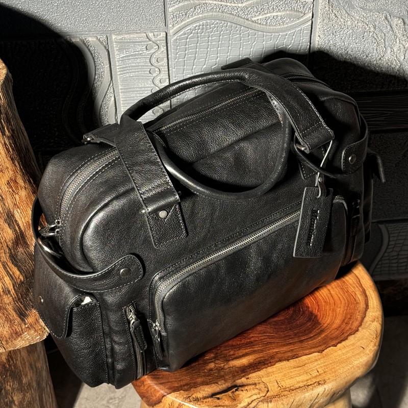 Vintage torba męska z gumką ze – Travel Luggage Set recenzja i cena