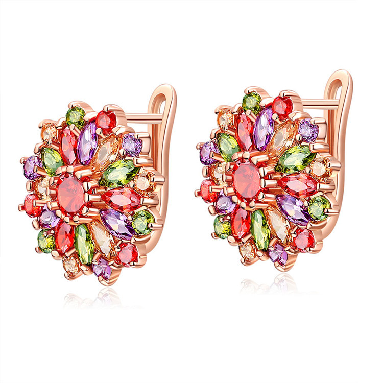 Naturalne kryształowe kolczyki – Gold Plated Jewelry recenzja i cena