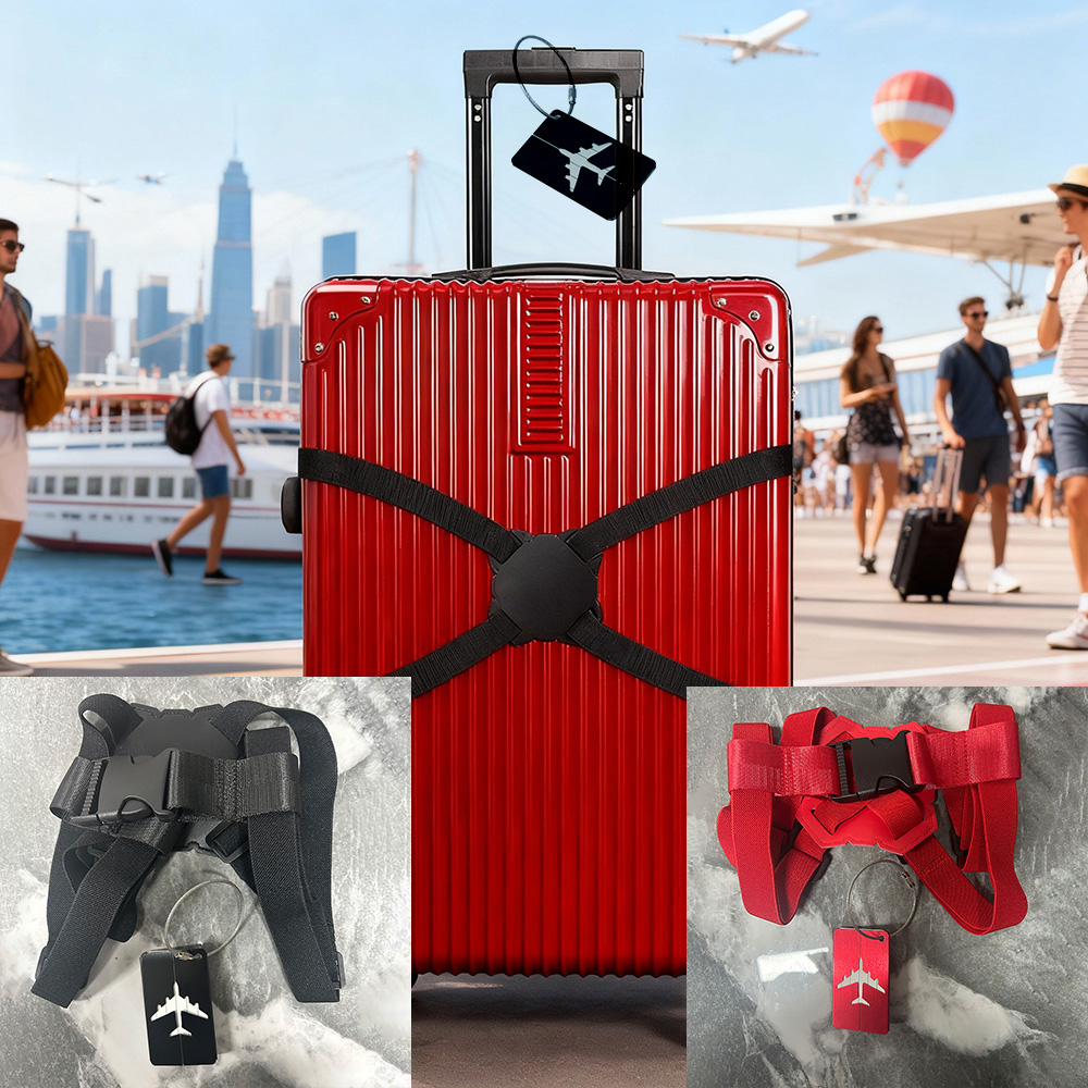 Zestaw 2 sztuk: Zestaw etykiet – Travel Luggage Set recenzja i cena