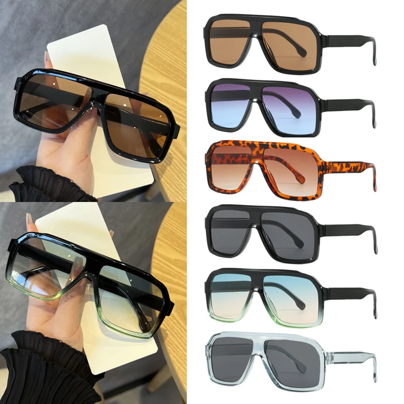1 sztuka – duże, kwadratowe ok – Sunglasses Uv400 recenzja i cena
