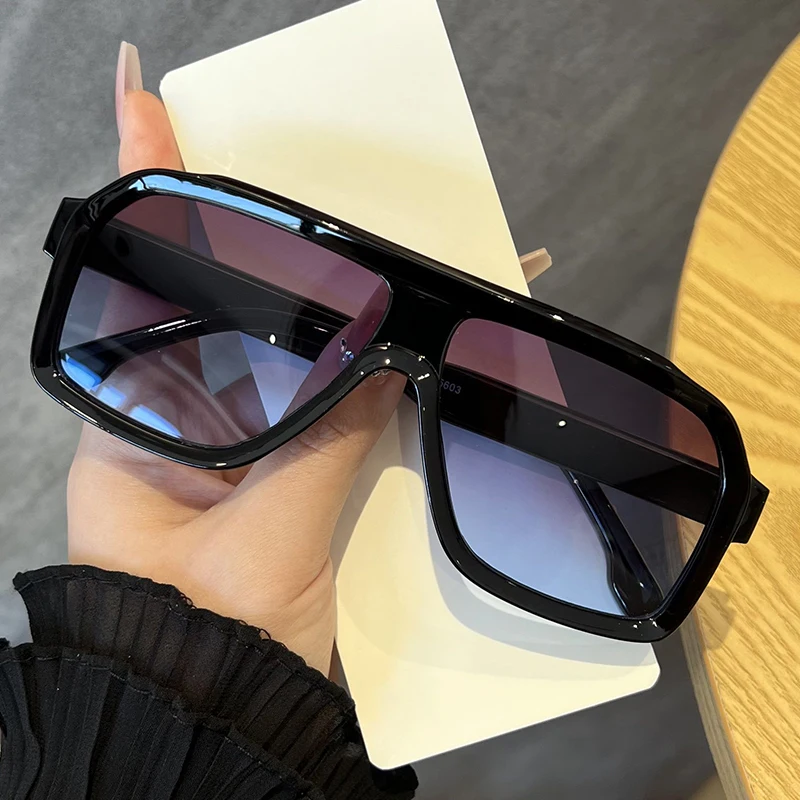 1 sztuka – duże, kwadratowe ok – Sunglasses Uv400 recenzja i cena