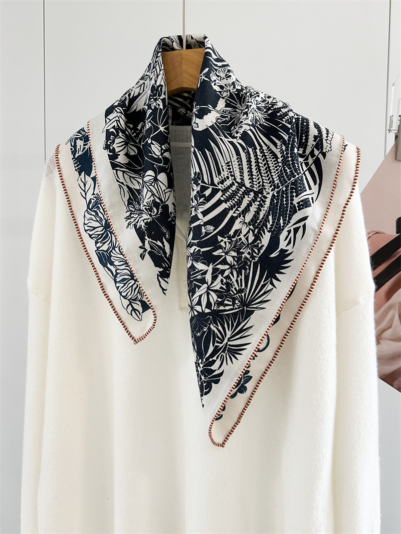 Zimowy miękki szalik, dwustron – Cashmere Scarf recenzja i cena