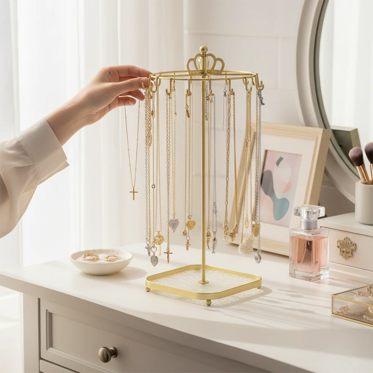 Stojak na biżuterię w kształci – Gold Plated Jewelry recenzja i cena