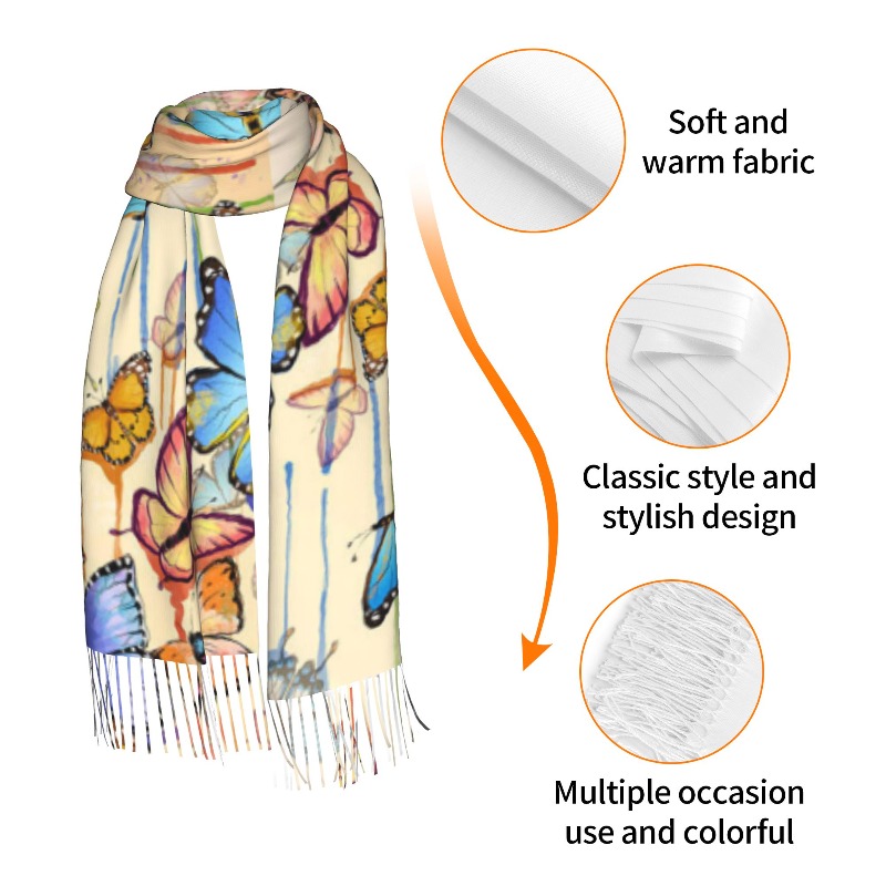 Retro Zimowy Szal Kaszmirowy z – Cashmere Scarf recenzja i cena