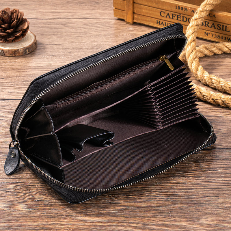 Nowy Męski Portfel Vintage z P – Leather Wallet Men recenzja i cena