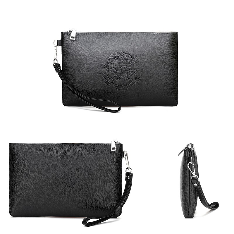 Męska saszetka z PU skóry, dłu – Leather Wallet Men recenzja i cena