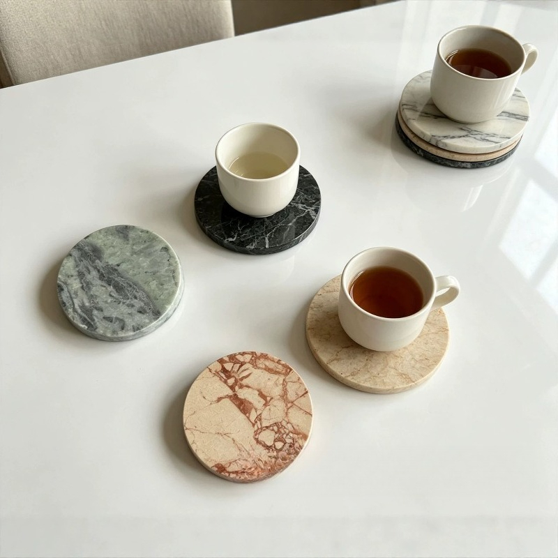 Zestaw podkładek pod napoje z  – Marble Coaster Set recenzja i cena