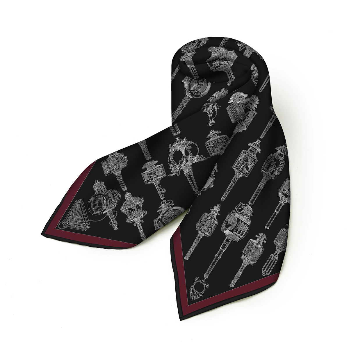 Czarny Luksusowy Jedwabny Szal – Cashmere Scarf recenzja i cena