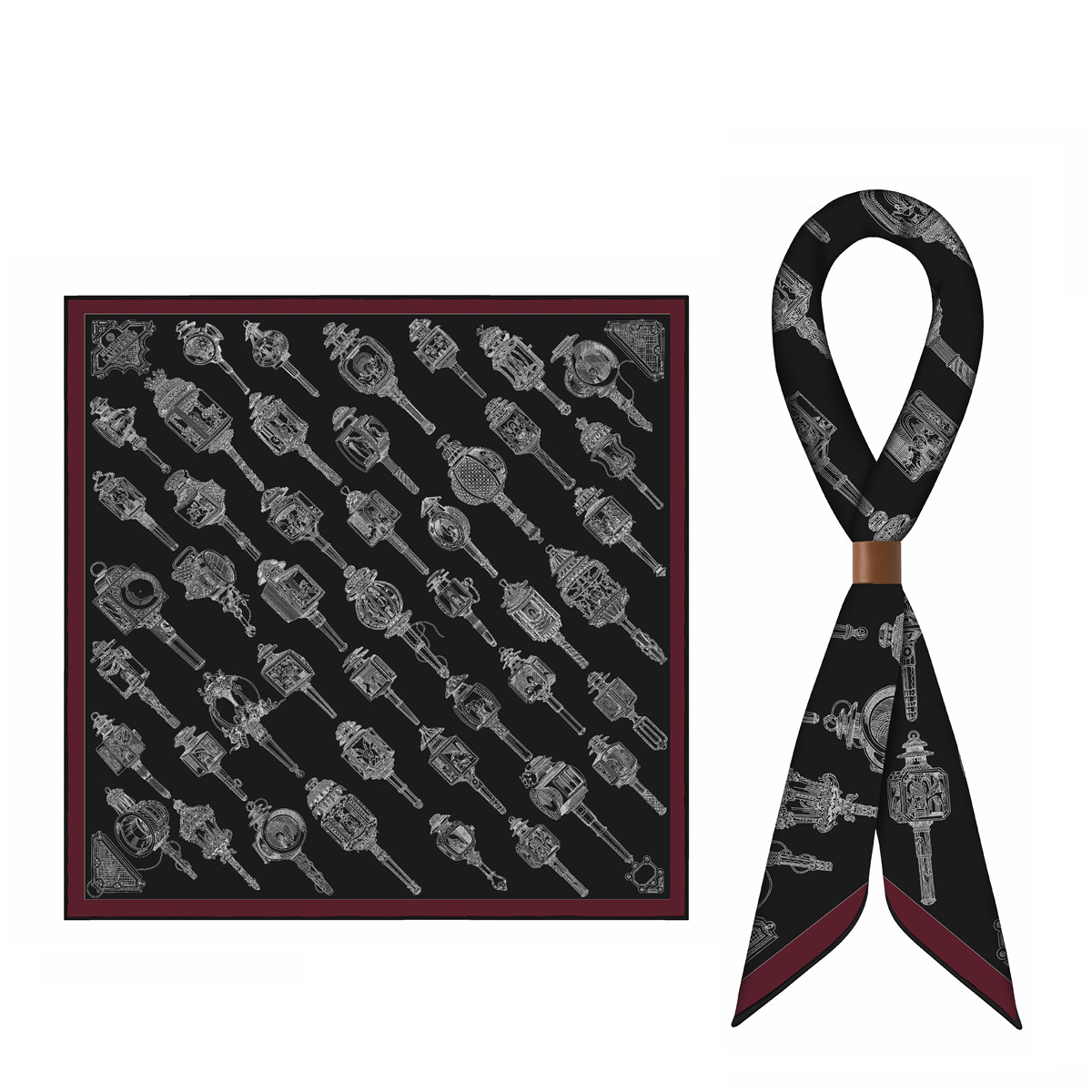 Czarny Luksusowy Jedwabny Szal – Cashmere Scarf recenzja i cena