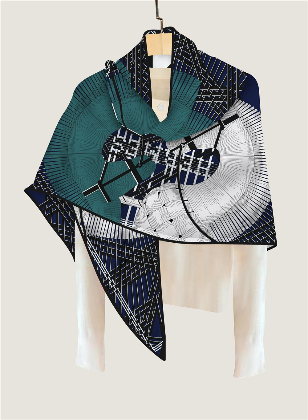 Trójkątne Szale Zimowe Ciepłe  – Cashmere Scarf recenzja i cena